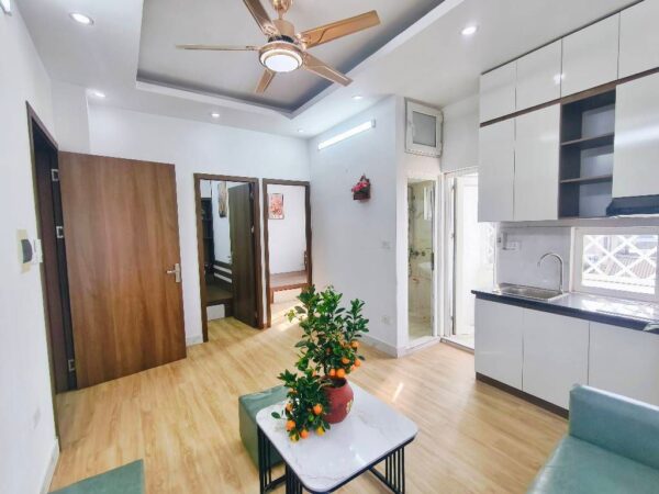Căn hộ dịch vụ Khương Đình Thanh Xuân 46m2 2 ngủ lô góc full nội thất